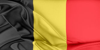 Belgium Flag. Flag with a beautiful glossy silk texture.